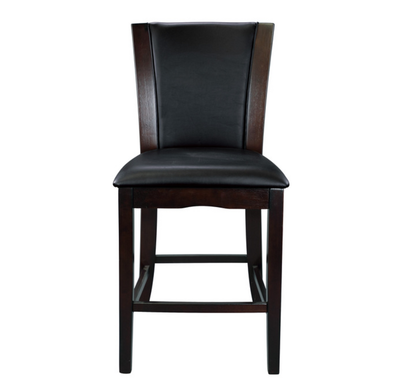 710-24 - Counter Height Chair, Dark Brown Bi-Cast Vinyl