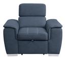 8228BU-1 - Chair with Pull-out Ottoman