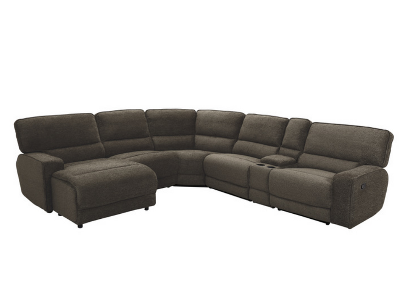 8238-6LCRR - 6-Piece Modular Reclining Sectional with Left Chaise