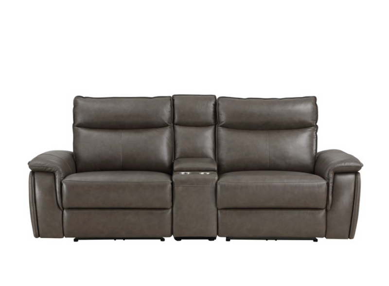 8259RFDB-2CNPWH - Power Double Reclining Love Seat with Center Console and Power Headrests