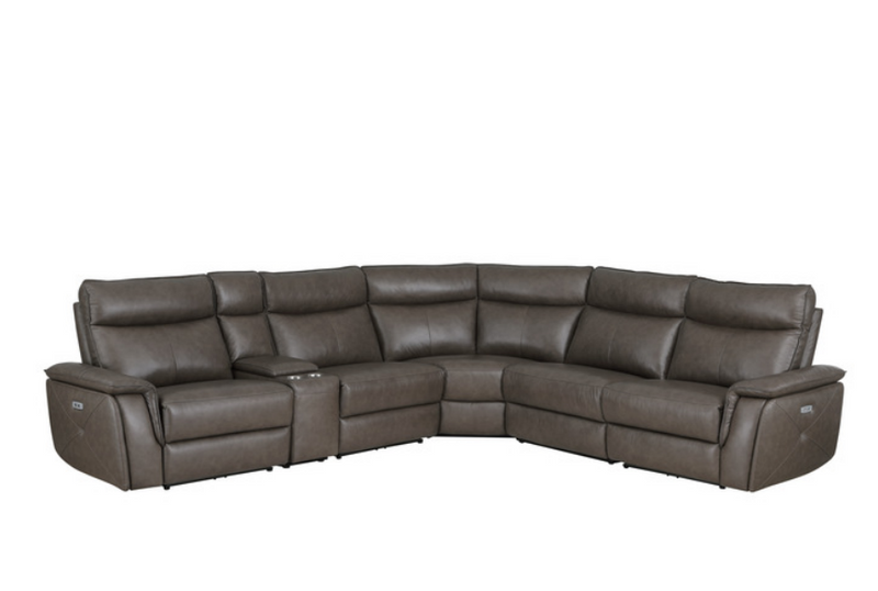 8259RFDB-6SCPWH - 6-Piece Modular Power Reclining Sectional with Power Headrests