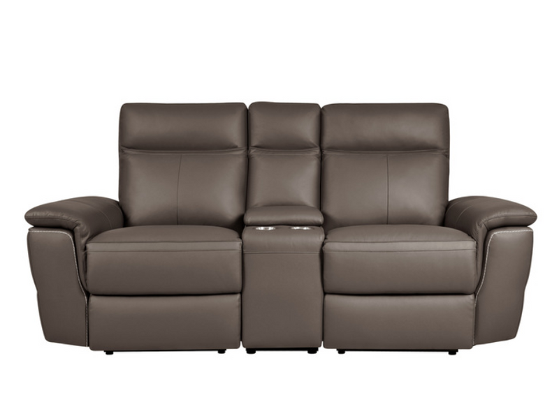 8308-2CNPW - Power Double Reclining Love Seat with Center Console
