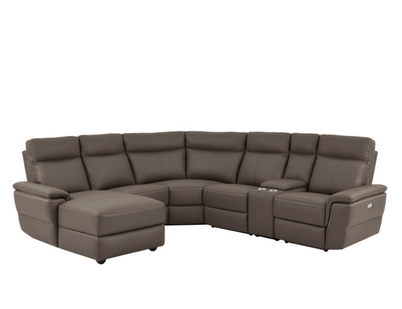 8308-6A - 6-Piece Modular Power Reclining Sectional with Left Chaise