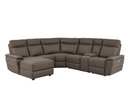 8308-6A1PW - 6-Piece Modular Power Reclining Sectional with Left Chaise
