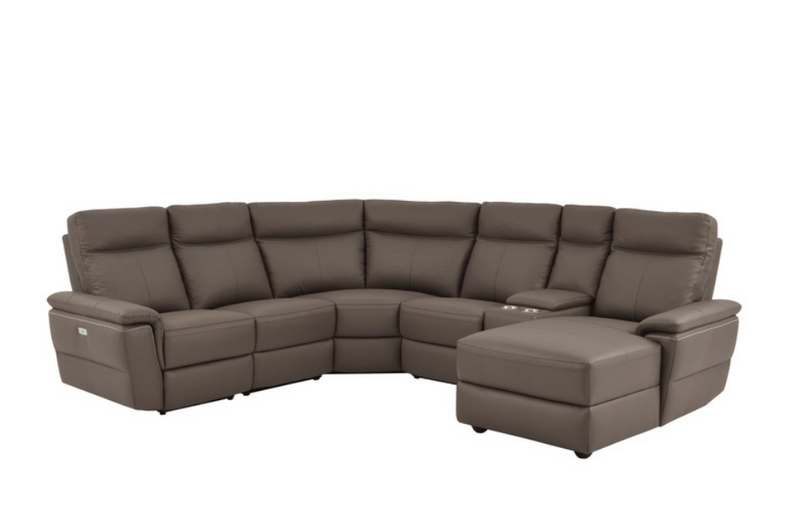 8308-6B - 6-Piece Modular Power Reclining Sectional with Right Chaise
