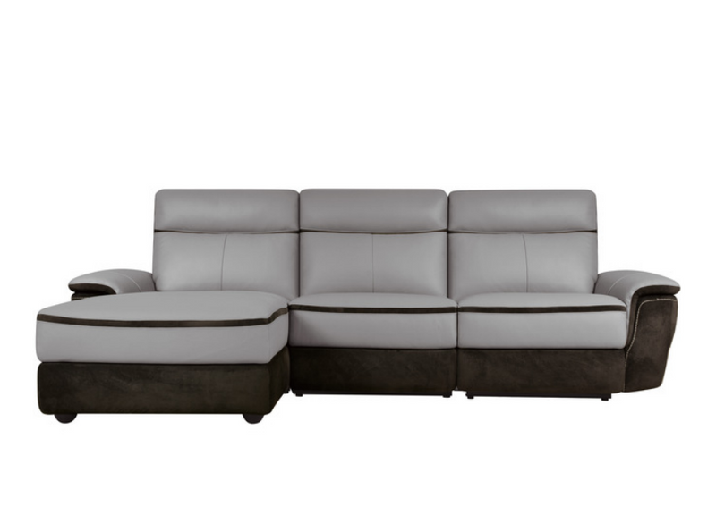 8318-35LRR - 3-Piece Modular Power Reclining Sectional with Left Chaise