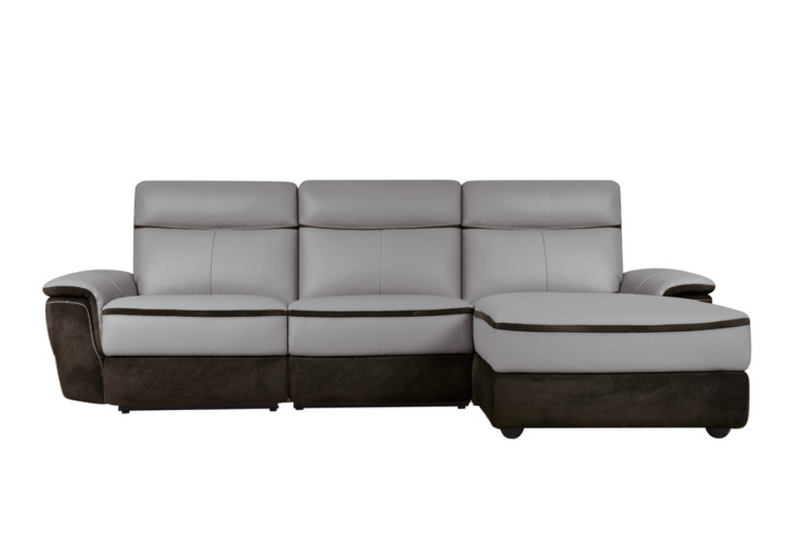 8318-3LR5R - 3-Piece Modular Power Reclining Sectional with Right Chaise