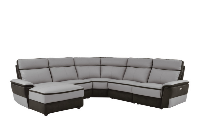 8318-5A - 5-Piece Modular Power Reclining Sectional with Left Chaise