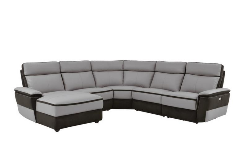 8318-5A1PW - 5-Piece Modular Power Reclining Sectional with Left Chaise
