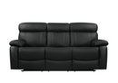 8326BLK-3 - Double Reclining Sofa