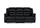 8329BLK-3 - Double Reclining Sofa