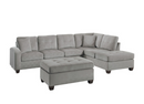 8367TP-3 - 3-Piece Reversible Sectional with Ottoman
