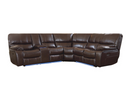 8480BRW-3SCPD - 3-Piece Modular Power Reclining Sectional with Left Console and LED