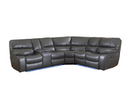 8480GRY-3SCPD - 3-Piece Modular Power Reclining Sectional with Left Console and LED