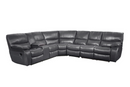 8480GRY-4SC - 4-Piece Modular Reclining Sectional with Left Console