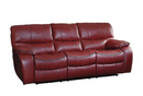 8480RED-3PW - Power Double Reclining Sofa