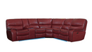 8480RED-3SCPD - 3-Piece Modular Power Reclining Sectional with Left Console and LED