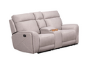 9265SGY-2C - Double Reclining Loveseat with Console