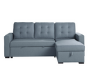 9314BU-SC - 2-Piece Reversible Sectional with Pull-out Bed and Hidden Storage