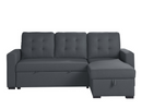 9314CC-SC - 2-Piece Reversible Sectional with Pull-out Bed and Hidden Storage