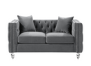 9349GRY-2 - Love Seat