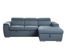 9355BU-22LRC - 2-Piece Sectional with Pull-out Bed and Adjustable Headrests