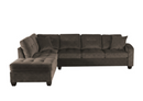93670CHSS - 2-piece Reversible Sectional with 2 Pillows