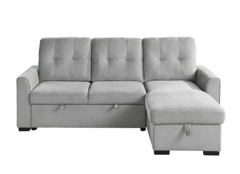 9402GRY-SC - 2-Piece Reversible Sectional with Storage
