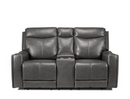 94080P-CHR-2C - Power Reclining Loveseat with Center Console & Power Headrests