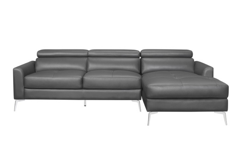 9408DGY-SC - 2-Piece Sectional with Right Chaise