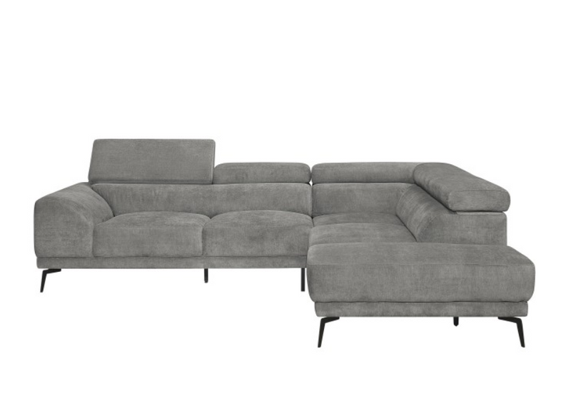 9409GRY-SC - 2-Piece Sectional with Right Chaise