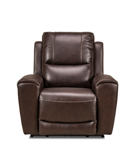 9415P-BRN-1 - Power Reclining Chair with Power Headrest