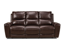 9415P-BRN-3 - Power Double Reclining Sofa with Power Headrests