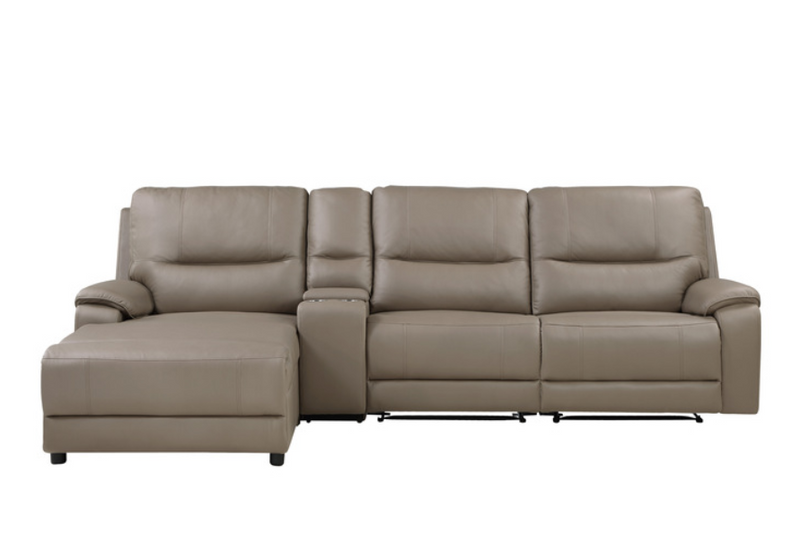 9429TP-4LCRRPWH - 4-Piece Modular Power Reclining Sectional with Power Headrest and Left Chaise