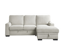 9468BE-2RC2L - 2-Piece Sectional with Pull-out Bed and Right Chaise with Hidden Storage