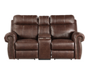 9488BR-2PW - Power Double Reclining Love Seat with Center Console