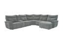 9509DG-6LRPWH5R - 6-Piece Modular Power Reclining Sectional with Power Headrest and Right Chaise