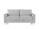 9525GRY-3CL - Convertible Studio Sofa with Pull-out Bed