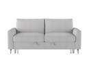 9525GRY-3CL - Convertible Studio Sofa with Pull-out Bed