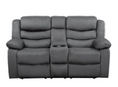 9526GY-2 - Double Reclining Love Seat with Center Console