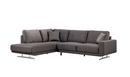 96223GYSSL - 2-piece Sectional with Left Side Chaise and 2 Throw Pillows