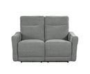9804DV-2PWH - Power Double Lay Flat Reclining Love Seat with Power Headrests and USB Ports