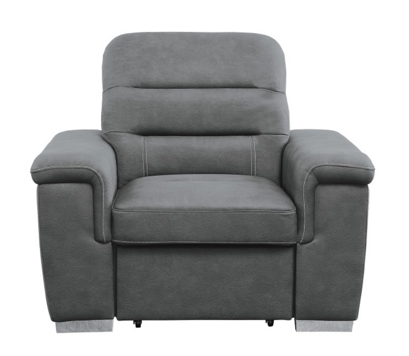 9808SGY-1 - Chair with Pull-out Ottoman