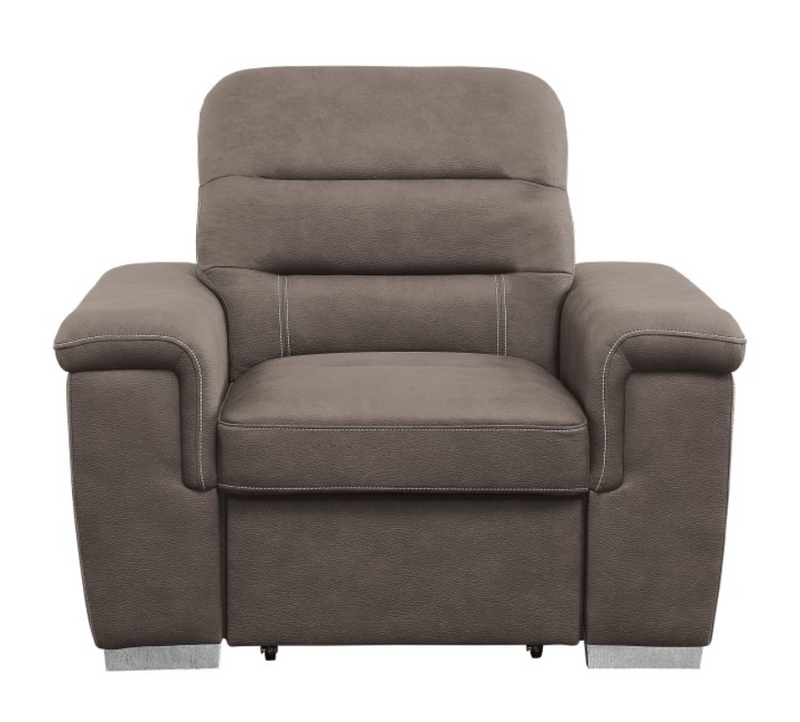 9808STP-1 - Chair with Pull-out Ottoman