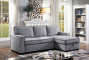 9840GYSS - 2pc Sectional with Pull-out bed and Hidden Storage