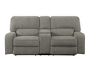 9849MC-2PWH - Power Double Reclining Love Seat with Center Console, Power Headrests and USB Ports