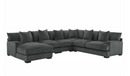 9857DG-5LC2R - 5-Piece Modular Sectional with Left Chaise