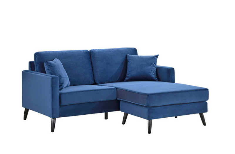 99006BLU-3SC - Reversible Sofa Chaise with 2 Pillows