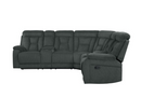 9914-SC - 3-Piece Reclining Sectional with 2 Consoles