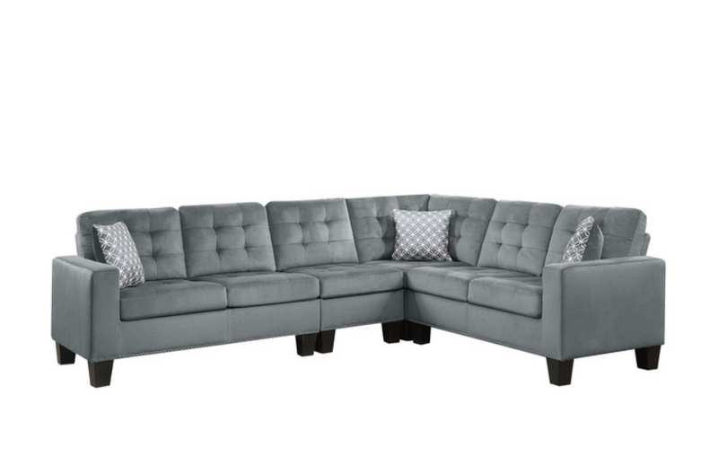 9957GY-SC - 2-Piece Reversible Sectional